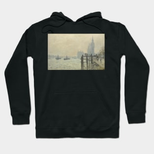 The Thames at Westminster by Claude Monet Hoodie